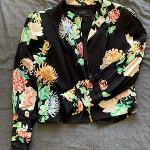 Floral trendy jacket